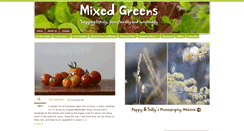 Desktop Screenshot of mixedgreensblog.com