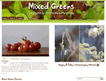 Tablet Screenshot of mixedgreensblog.com